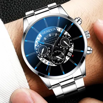 La moda Cool Digital Única Literal de Múltiples Capas de línea Hombres de Cuarzo de Malla de la Correa de relojes relogio masculino nuevo reloj de los hombres часы мужские