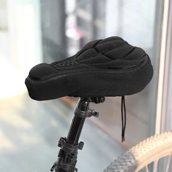 3D Estéreo Esponja del Asiento de la Bicicleta de la Cubierta de la Almohadilla de Ciclismo Silla de Montaña MTB Bicicleta Cojín de Cubierta de Accesorios de Moto