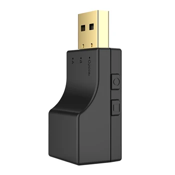 Audio USB Dongle Adaptador Inalámbrico USB Bluetooth compatible con el Transmisor de Audio con Entrada Óptica Port para Nintendo cambio de PC