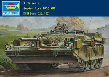 El trompetista 00310 1/35 Suecia Strv 103C MBT modelo de plástico Kit de
