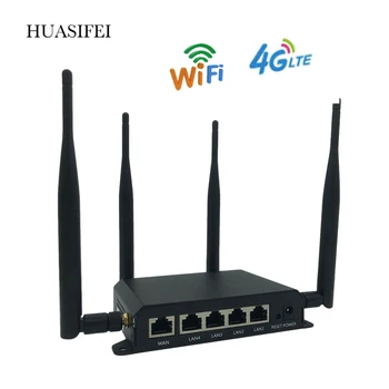 Router wifi con la tarjeta sim 4G LTE industrial router 300Mbps CAT4 inalámbrica de WIFI del router 4g, router wifi y VPN 4g módem WIFI repetidor