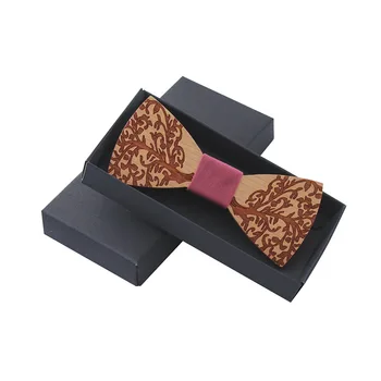 GUSLESON Diseñador de Moda de Madera pajarita Caballero Novio de madera corbata Fiesta de la Boda de pajaritas de Madera Corbata Para Hombre Accesorios