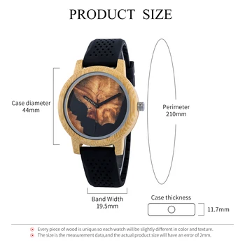 Reloj de los hombres PÁJARO BOBO Nuevo Diseño de Madera reloj de Pulsera Dial Único Sencillo de la Moda Reloj de Movimiento Japonés reloj hombre de la Caja de Regalo