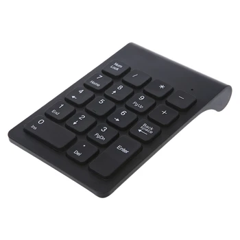 Portátil de 2.4 G Inalámbrico Digital Teclado USB teclado numérico 18 Teclas del Teclado Numérico