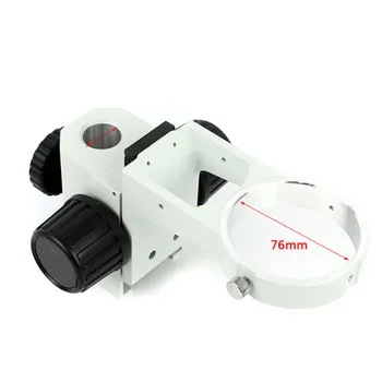 76mm de Diámetro Ajustable de Zoom Estéreo Microscopios de Enfoque Titular de Enfoque Soporte Para Tinocular Microscopio Microscopio Binocular