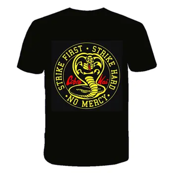 Impreso en 3D Cobra Kai Niño Camiseta Big Niños Y Niñas de 4 A 14 Años Tailandés Serpiente Venenosa para hombre Camisetas de los Adolescentes O-Cuello de Poliéster tops