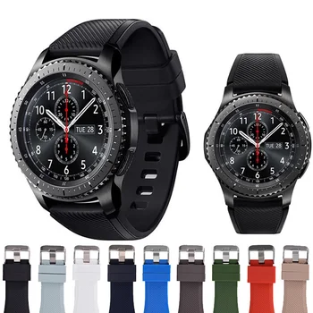 Correa Para Samsung Galaxy Reloj 3 45/41/Activo 2 Engranaje S3 Frontera/Huawei Reloj Gt 2e/2/Amazfit Bip/Gts Banda 20/22 mm correas de relojes