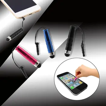 Envío gratis Negro Stylus Pen para Todos Táctil Capacitiva de Lápiz óptico de Pantalla para el iPhone iPad Todos los Teléfonos Móviles Tablet