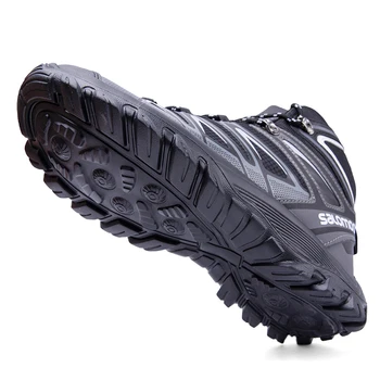 Mens Impermeable Al Aire Libre Senderismo Zapatos De Moda Casual Zapatos De Los Deportes De Montaña Zapatos De La Luz Mens Zapatos Para El Gimnasio Tenis Masculino Zapatos Negros