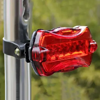 5 7 LED de Modo de Super Brillante bicicleta Bicicleta Luz Trasera de la Señal de Advertencia de Seguridad de la Lámpara Para el Carril de Seguridad Para la Noche de Equitación Ciclismo de Advertencia