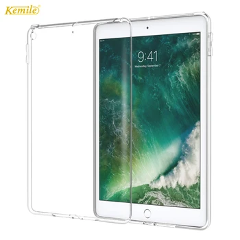 Kemile Caso para el iPad Pro 11 2018 Piel Suave y Flexible Parachoques Transparente de TPU de Goma de la parte Posterior de la Cubierta protectora para el iPad de Apple 11 Caso