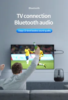 USB Inalámbrico Bluetooth Adaptador de Audio Bluetooth Transmisor-Receptor de Coches de Música Bluetooth 5.0 de Audio del Transmisor/Receptor Adaptador