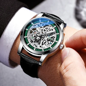 CHENXI los Hombres Relojes de Lujo de la Marca Automática Reloj Mecánico de los Hombres Luminoso Impermeable de Negocios Relojes Relogio Masculino