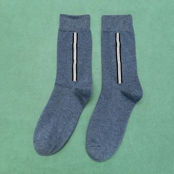 HY5-los hombres del deporte calcetines primavera otoño de siembra de estilo Japonés de algodón calcetines largos raya Vertical calcetines de Baloncesto calcetines calcetines de Tenis