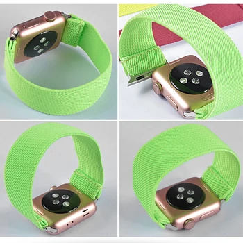 Scrunchie Correa para apple de la banda de reloj de 44 mm de 40 mm, las mujeres de la correa de correa de reloj pulsera de iwatch banda de 38 mm 42 mm de apple watch series 5 4 3 38