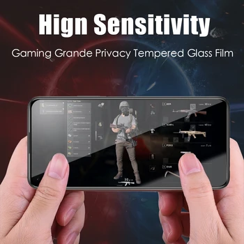 Anti Peeping de Vidrio Templado Para Huawei Honor 9A 9 X 8 Premium 8A Pro Global 2020 8X Vidrio de Privacidad Protector de Pantalla de la Película de la Cubierta