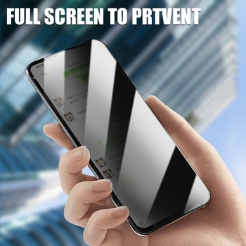 Anti Peeping de Vidrio Templado Para Huawei Honor 9A 9 X 8 Premium 8A Pro Global 2020 8X Vidrio de Privacidad Protector de Pantalla de la Película de la Cubierta