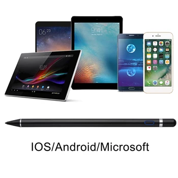 Universal Capacitiva Stylus Activo Lápiz Táctil del Teléfono Móvil de la Tableta de Dibujo Inteligente Lápiz para el iPad de Huawei, Samsung, Xiaomi Smartphone