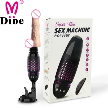 Automática Máquina de Sexo Consolador Vibrador Femenino juguetes Sexuales Para la Mujer de la Vagina Masturbación Control Remoto Pene