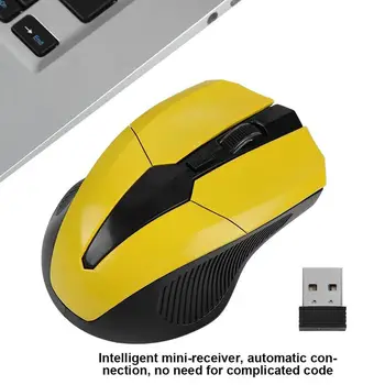 Portátil 319 2.4 Ghz Ratón Inalámbrico Ajustable 1200DPI Gaming Mouse Óptico Inalámbrico de la Oficina de la Casa de Juego de Ratones para Ordenador PC Portátil
