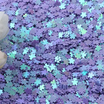 10g Rosa Sakura Brillo de Lentejuelas Confeti DIY Craft Cosas 5mm Dulce Azul de la Flor de Cerezo Resina UV Decoración de la Joyería de Llenado de Paillettes