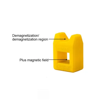 Potente destornillador plus magnético del dispositivo de Doble uso degausser Mini Tornillo lote Rápido magnetizador Demagnetizer