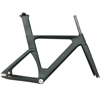 2019 fibra de carbono toray t800 pista marco de la carretera marcos fixed gear bike conjunto de marcos con un tenedor del asiento de la bicicleta marco TR013