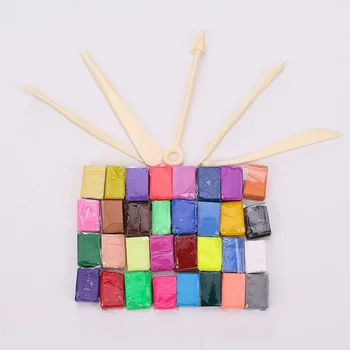 5 Herramienta de + 32 Color de Horno de Arcilla de Polímero Modelado de Bloques de Moldeo Sculpey Conjunto de herramientas de los Niños Juguetes Educativos de BOM666
