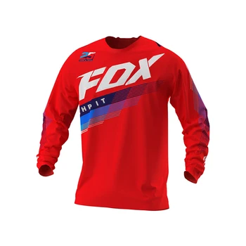 2020 Hombres de Descenso Camisetas hpit fox Bicicleta de Montaña MTB Camisetas de Offroad DH Motocicleta Jersey de Motocross Sportwear Ropa FXR bicicleta