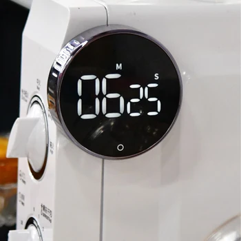 Temporizador de cocina Magnético Temporizador Digital para Cocinar Ducha de Estudio Cronómetro LED Contador de Reloj de Alarma Manual Electrónico de la cuenta Regresiva