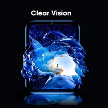 Suave Fibra de Vidrio de la Película Protectora de la Cubierta Para Xiaomi Mi Reloj Lite Full Screen Protector Caso para el Redmi Mi Reloj Lite Proteger Película