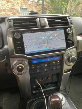 2 Din Estéreo Receptor de GPS del Coche Multimedias de la Navegación del reproductor de DVD Para Toyota 4 Runner 2009-2019 Car Audio Radio Estéreo