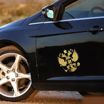 Auto Del Coche Calcomanías Federación De Rusia Águila Emblema De Teléfono Portátil Etiqueta Engomada De La Decoración