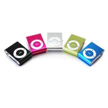 Mini USB MP3 Portátil Elegante De 5 Colores, Música Reproductor de Medios Sin Pantalla de Apoyo a las Micro SD TF Tarjeta Diseñado de Moda