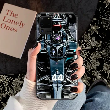 F1 Lewis Hamilton 44 caja del Teléfono Para Samsung Galaxy Note 4 8 9 10 20 S8 S9 S10 S10E S20 Más UITRA Ultra black arte de la espalda de la pintura
