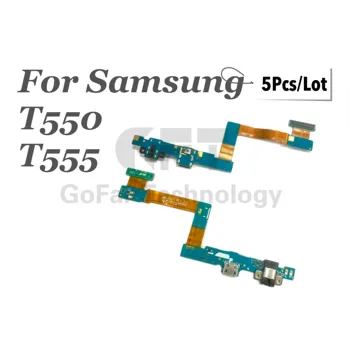 5pcs de Carga USB Conector Dock de Carga del Puerto de Socket conector Jack Flex Cable Para Samsung Galaxy Tab, Un 9,7