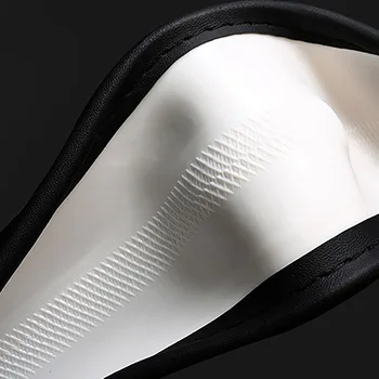 QFHETJIE 2021 Nuevo 3D lleno de Baches de Cuero Volante de Auto Cubierta antideslizante resistente al Desgaste y Duradero de los Accesorios de Moda