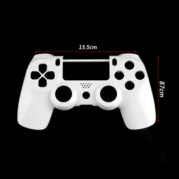 Blanco Inalámbrico Controlador Frontal de la Vivienda Caso de Shell Para PlayStation 4 para PS4 para DualShock 4 Mayorista PromotionHot de la Nueva Llegada