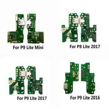 Nuevo USB de Carga de la Junta directiva y Módulo de Micrófono Para Huawei P30 P20 Pro P10 P9 Plus Mini P8 Lite 2017 Puerto de Carga Dock Cable Flex