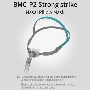 Para BMC-P2 CPAP Nasal funda de Almohada W Arnés S M L Cojines de Dormir ayuda para los Ronquidos