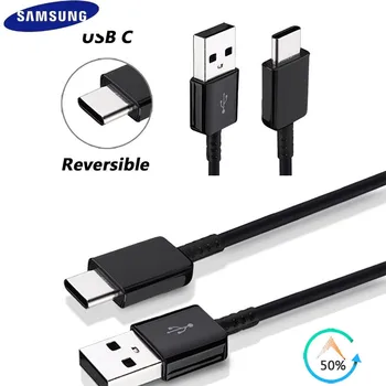 Samsung Cargador de Coche Adaptador de carga rápida USB Tipo C micro Cable Para Galaxy S10 s7 plus A70 Nota 10 9 Pro S8 S9 S10E s6 edge