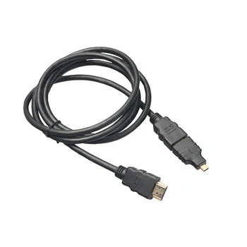 3In1 MicroHDMI Cable compatible con V1.4 sobrerregulación Adaptador Convertidor de 150cm 3 en 1 Full HD 1080P HDMI Cable Adaptador Kit