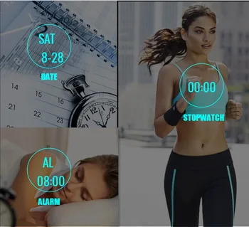 Digital de Cuarzo de las mujeres de la Muchacha Deporte reloj Cronógrafo de Moda Azul electrónica impermeable de Silicona reloj de pulsera de Señora relogio feminino