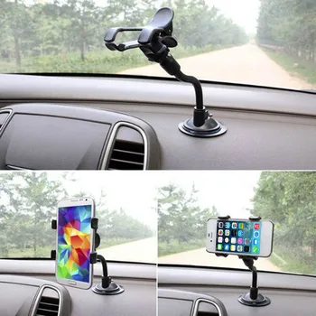 Soporte de coche soporte para Teléfono de Negro Automático Espejo Retrovisor 360 Grados de Rotación del Teléfono Móvil de GPS Titular de Soporte Para Xiaomi IPhone Samsung