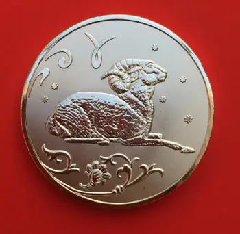 Constelación De Aries Rusia Revestidos De Moneda La Moneda Conmemorativa De La Insignia De La Medalla De La Colección Mejor Regalo