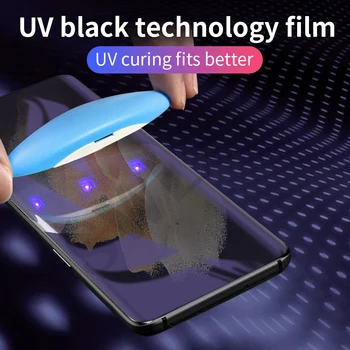 3/2/1Pcs UV vidrio templado de cine para Samsung Galaxy nota 20 10 pro s21 Ultra s20 s10 5G s9 s8 plus teléfono protector de pantalla de Vidrio