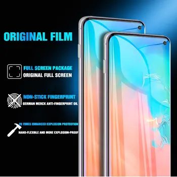 De hidrogel de Cine Para Samsung Galaxy S10E S8 S9 S10 Más 5G Protector de Pantalla Para Nota 8 9 10 Suave Película A9 2018 Protectio No S