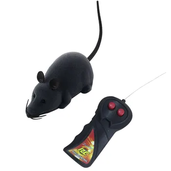 Rc Animales Divertidos Electrónico Inalámbrico de Control Remoto del Ratón Rata Mascota de Juguete Para Gatos de Infrarrojos de Radio Control, Juguetes para Niños, Regalos