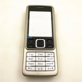 Para Nokia 6300 Completo Teléfono Móvil de la Cubierta de la Carcasa del Marco de la Puerta de la Batería de la contraportada + Teclado inglés