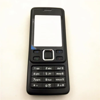 Para Nokia 6300 Completo Teléfono Móvil de la Cubierta de la Carcasa del Marco de la Puerta de la Batería de la contraportada + Teclado inglés
